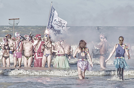 Le bain des givrés